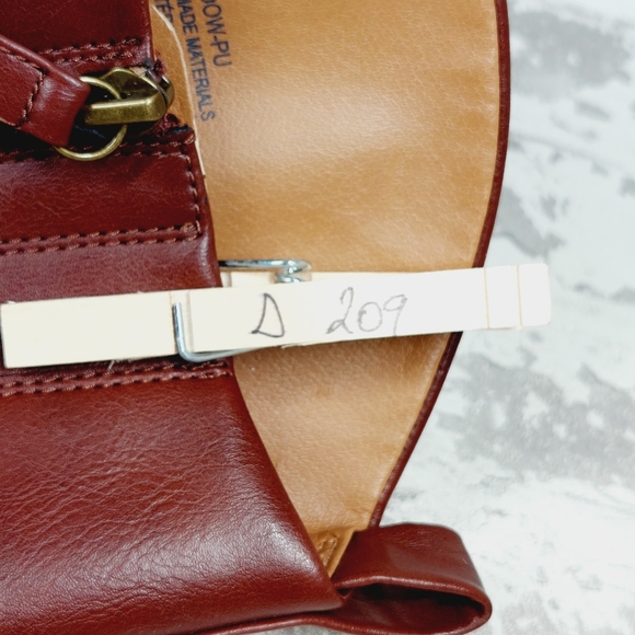 NEW Nordstrom Rack Meadow Brown Faux Leather Tall Riding Boots D209 - Picture 12 of 12